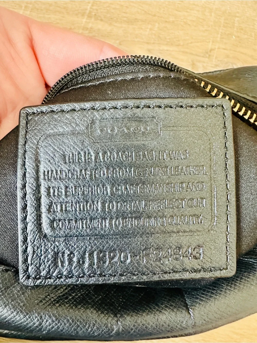 Coach Black Campbell Crossbody Leathet Camera Bag with Gold Turn-Lock Hardware